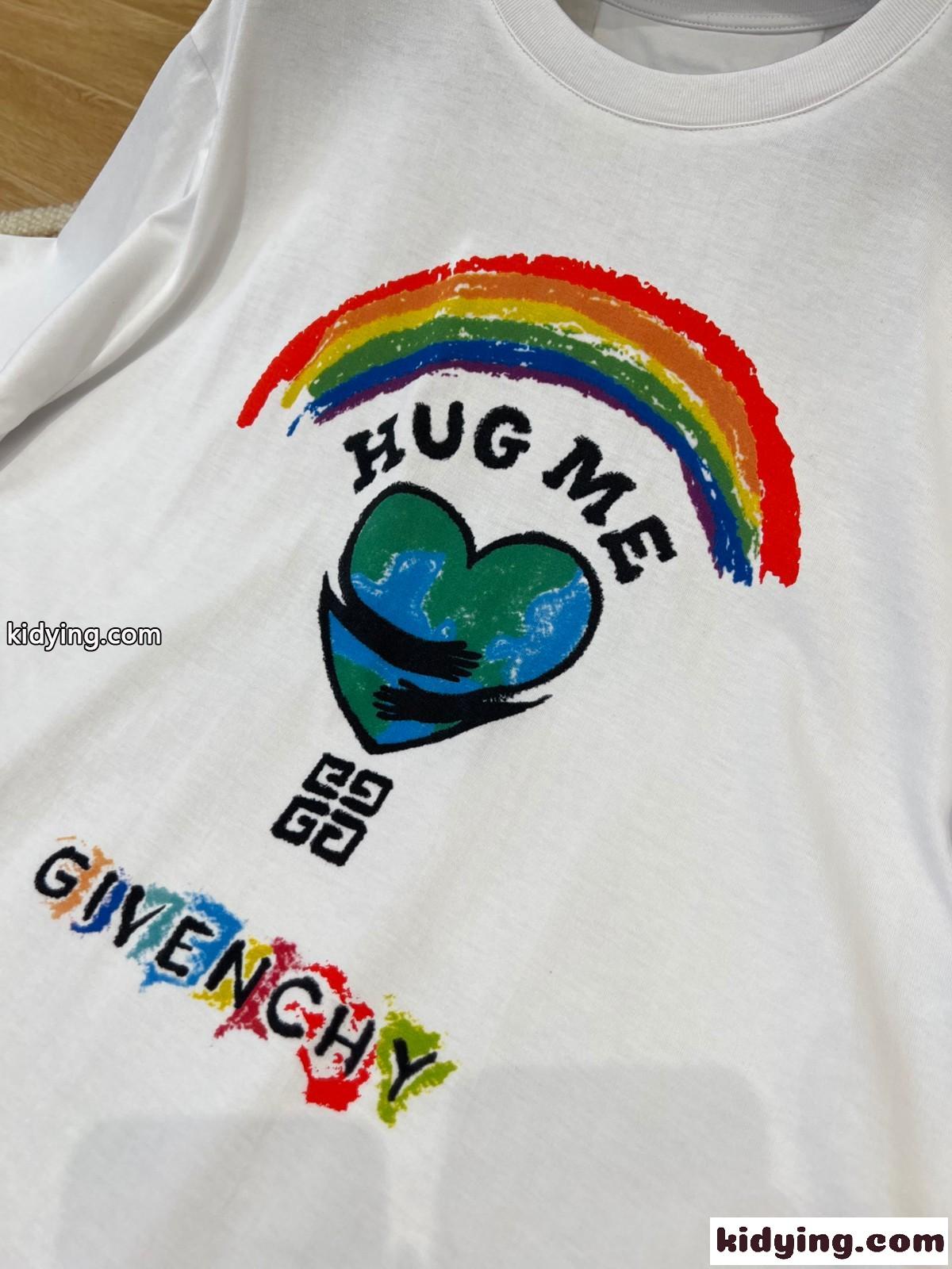 ユニセックス 春夏 人気 新作 プリント 着心地いい ジバンシィ Tシャツ コピー 半袖 トップス おしゃれ カジュアル-0