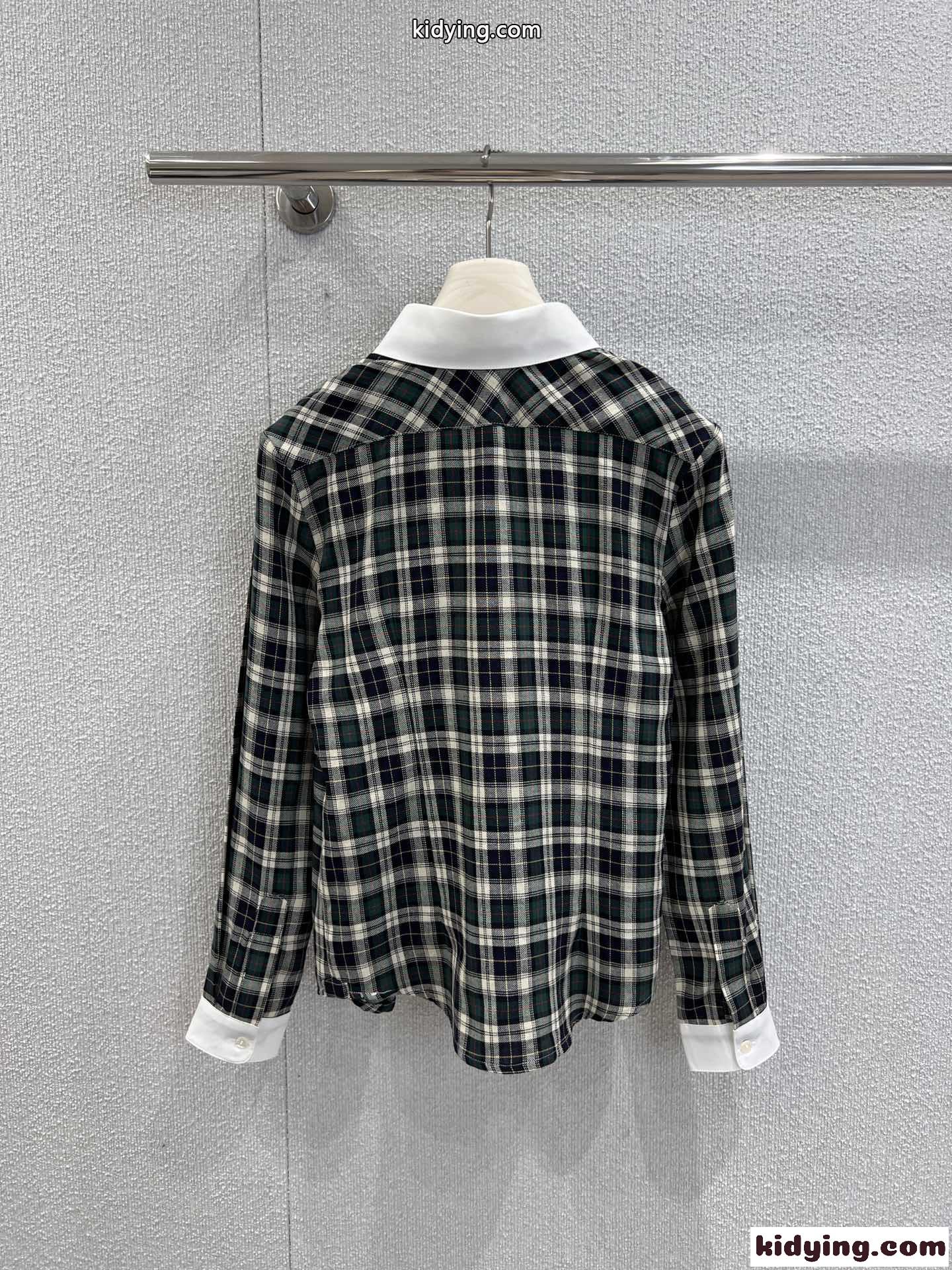 洗練された お洒落 チェック柄 トップス セリーヌ シャツ コピー コットン-1