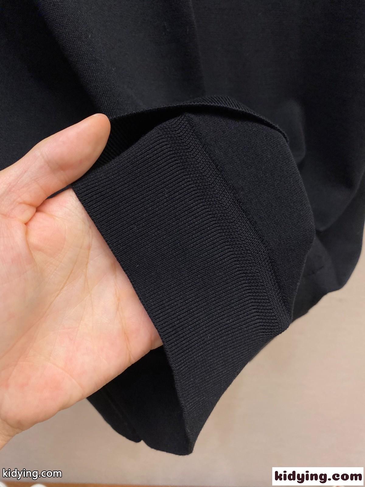 シンプル 上品 半袖 ニットポロ トムフォード ニット 偽物 ブラック-4