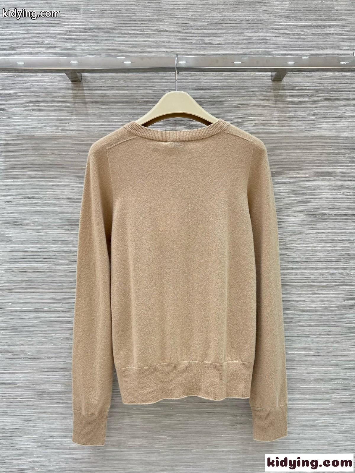 シンプル カシミア カーディガン バーバリー ニット コピー レディース-4
