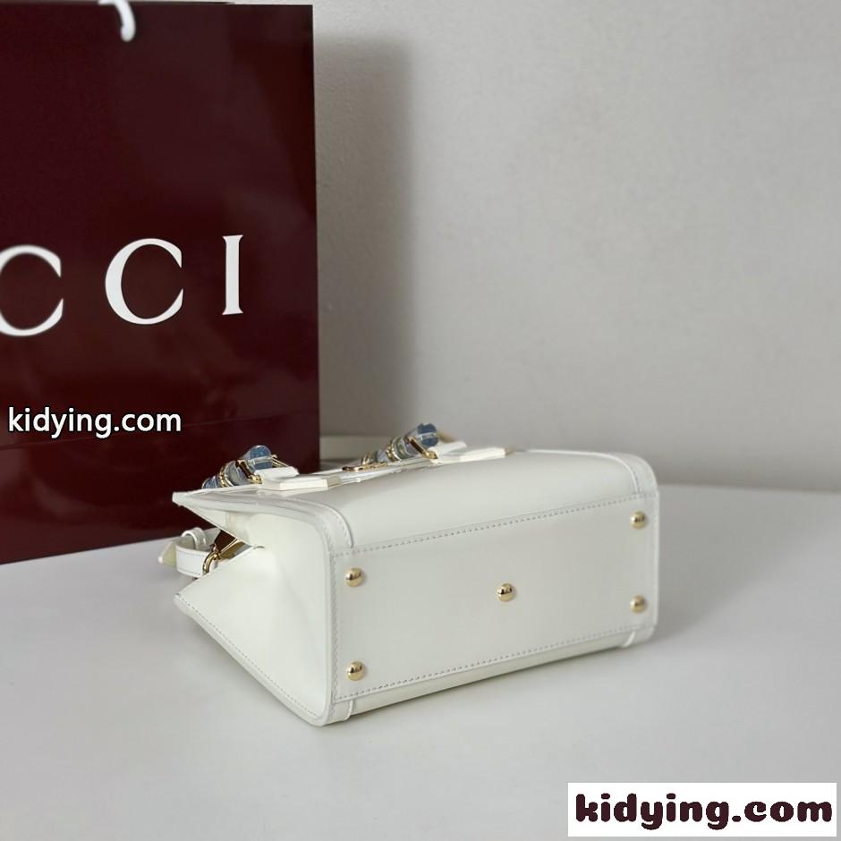 GUCCI ダイアナ スモール トートバッグ グッチ スーパーコピー 832936 ホワイト-2