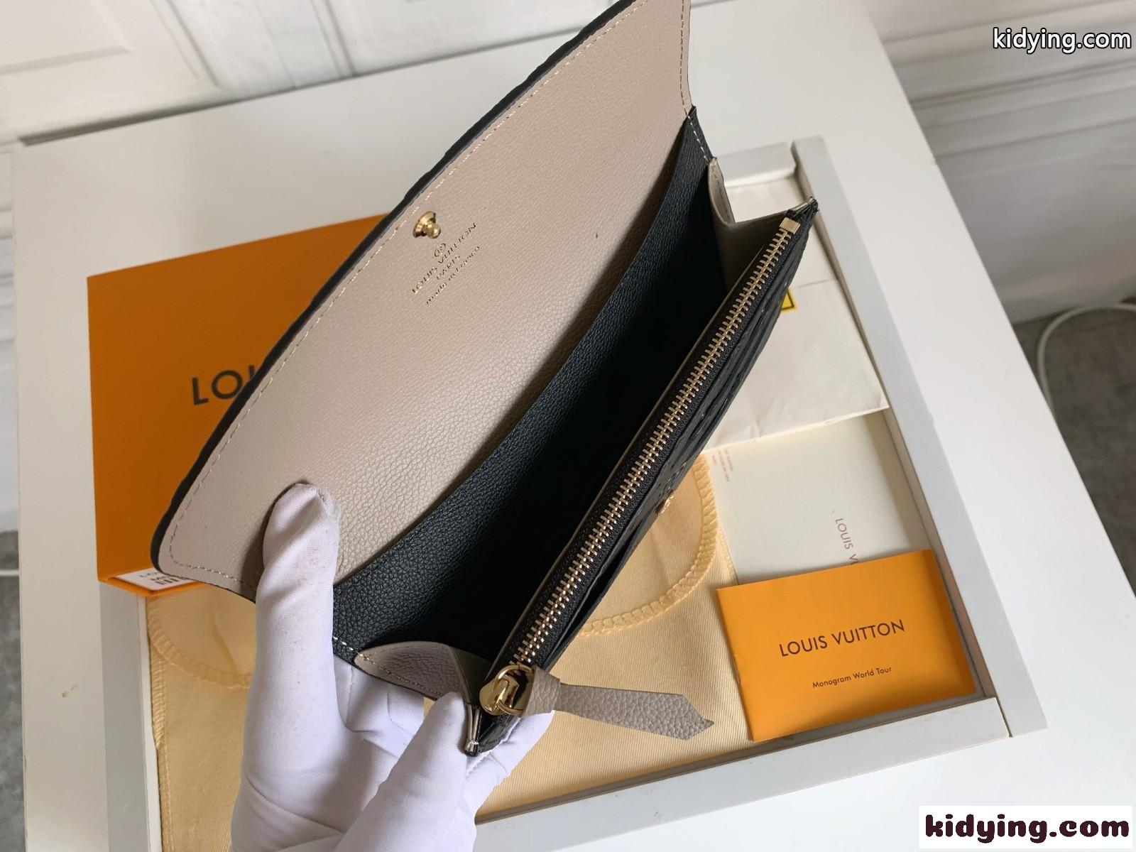 定番 人気 モノグラム エンボス ルイ・ヴィトン 財布 コピー レディース 長財布-3