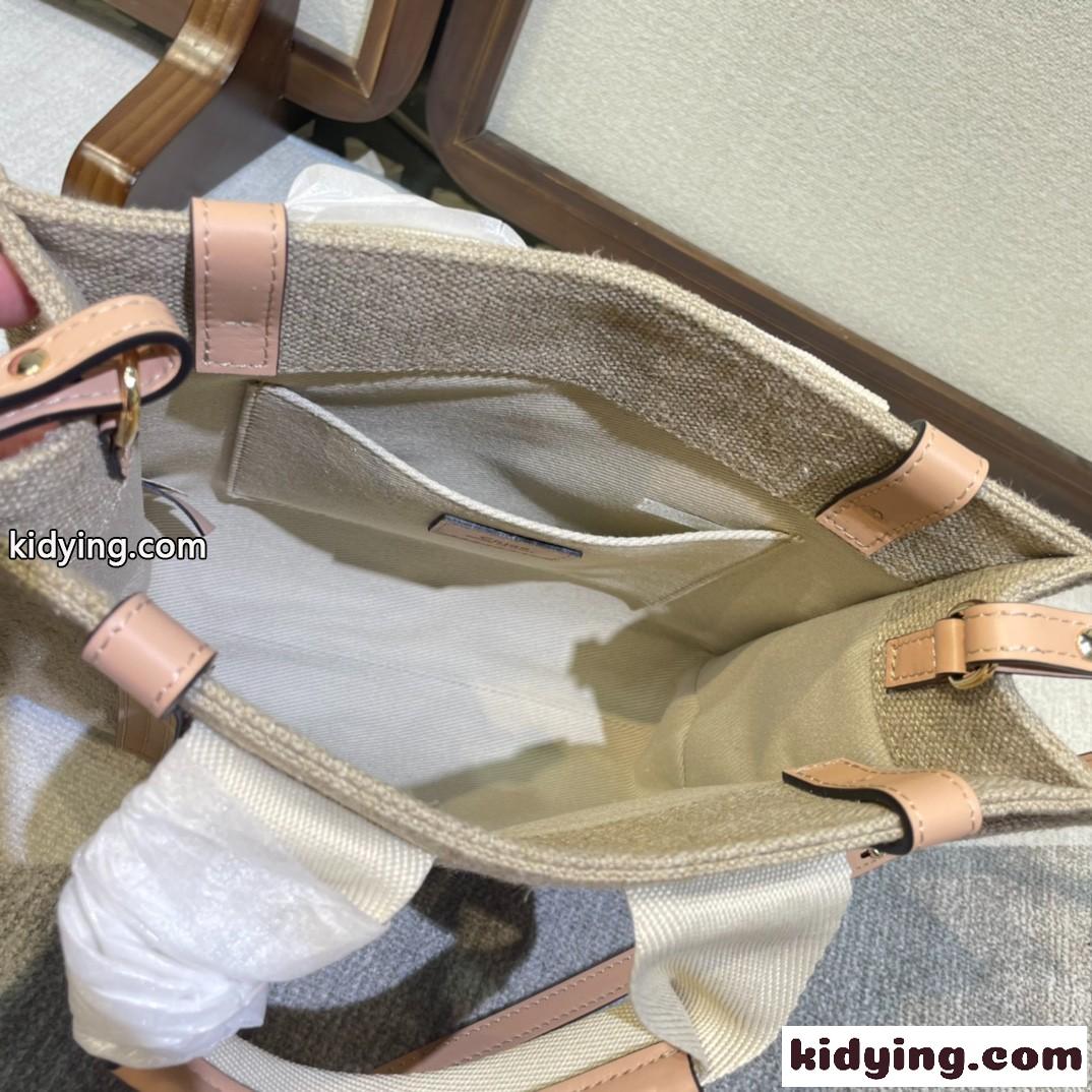 人気 WOODY スモール トートバッグ クロエ バッグ コピー ベージュ-4