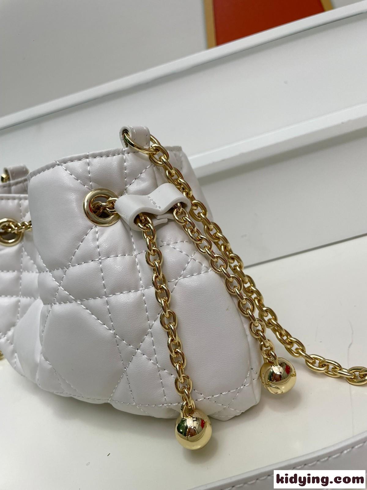 DIOR AMMI スモール バッグ クリスチャン・ディオール バッグ コピー ショルダーバッグ ホワイト-4