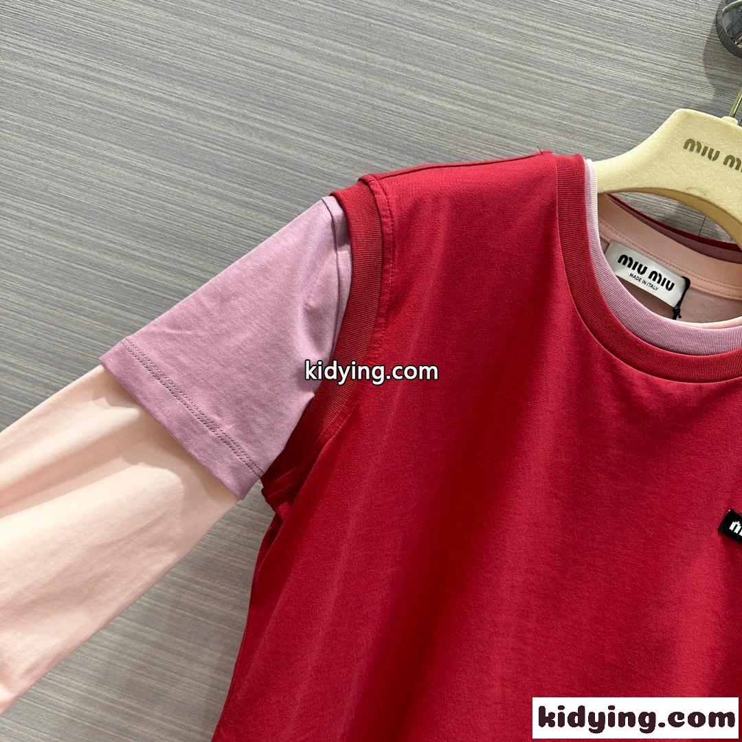 人気 おしゃれ ジャージー Tシャツ 3枚セット ミュウミュウ Tシャツ コピー-1