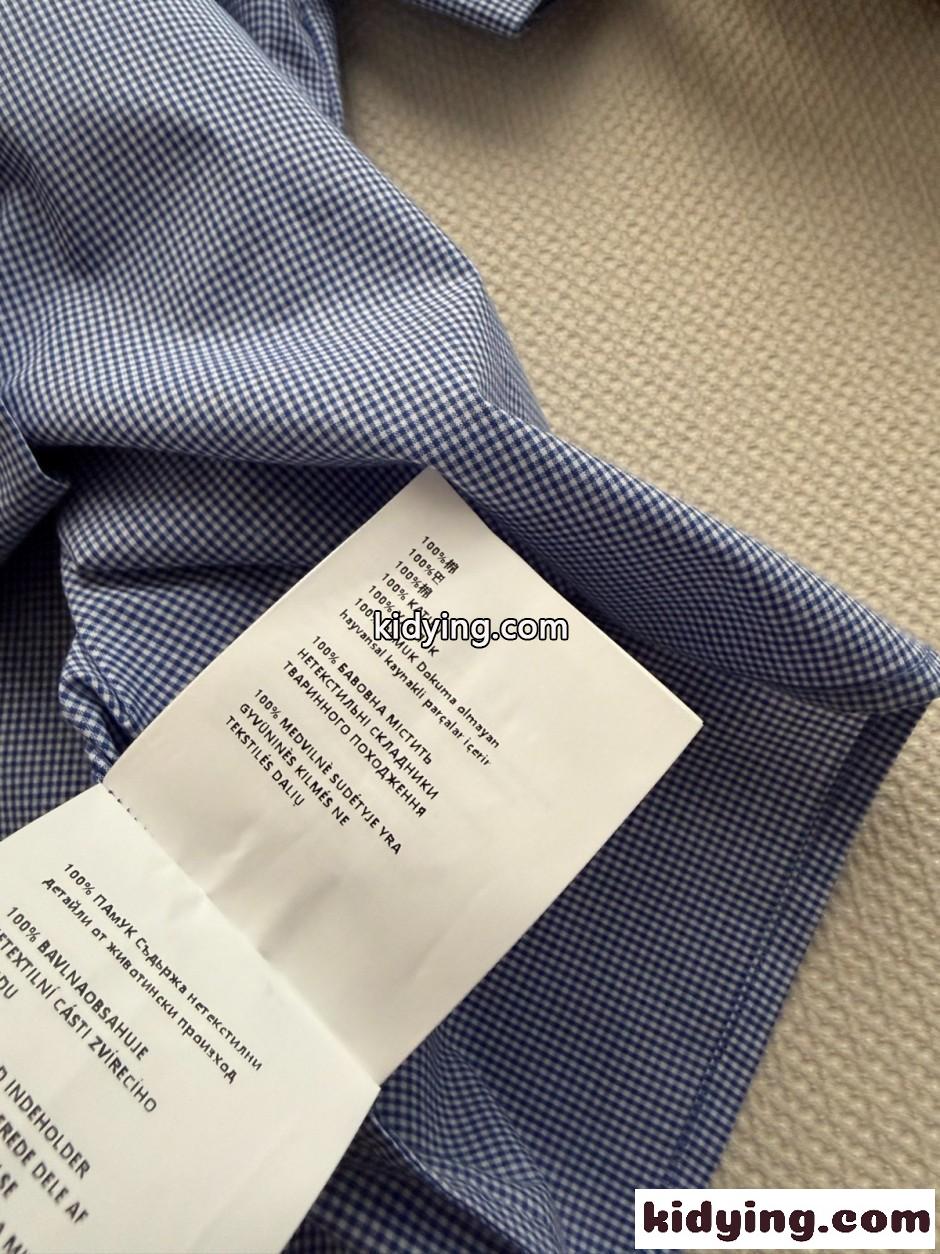 ギンガムチェック クロップドシャツ ミュウミュウ シャツ コピー コットン-3