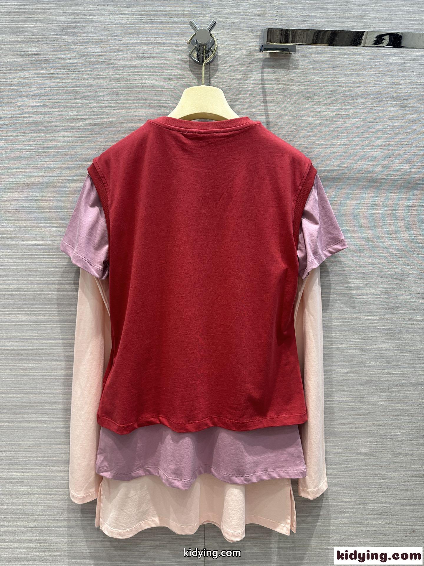 人気 おしゃれ ジャージー Tシャツ 3枚セット ミュウミュウ Tシャツ コピー-4