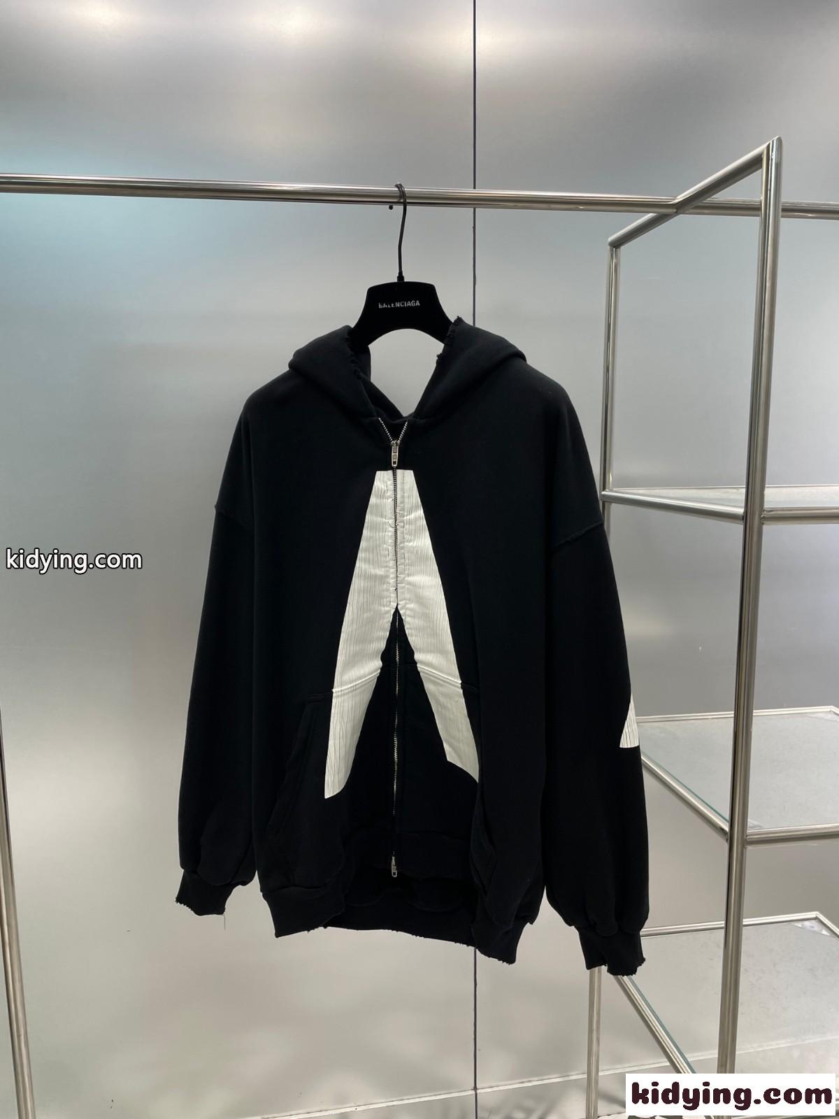 BALENCIAGA x Archive ジップアップ フーディー バレンシアガ パーカー コピー-0