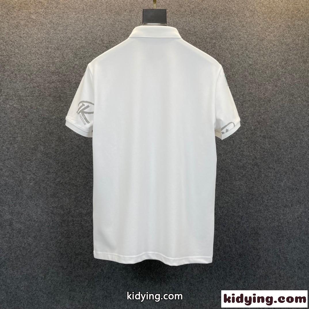 カジュアル フォーマル ポロシャツ 半袖 コットン アルマーニ tシャツ コピー 半袖 トップス 着心地いい-4