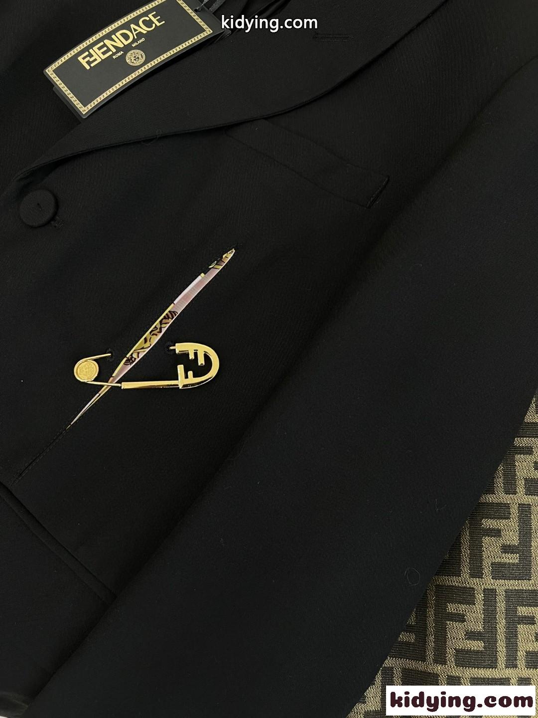FENDI × VERSACE 上品 エレガント フェンディ ジャケット コピー 長袖 カジュアル お洒落-2