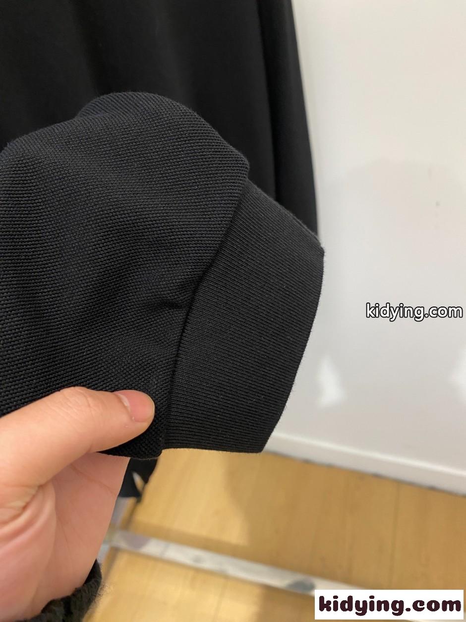 洗練された ハーフジップ 長袖ポロシャツ エルメネジルド・ゼニア Tシャツ 偽物 ブラック-4