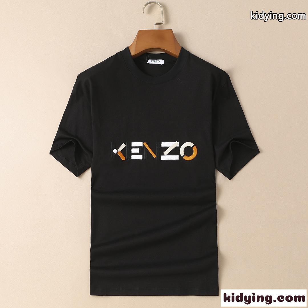 ケンゾー  tシャツ メンズ コピー 半袖 刺繍 柔らかい コットン カジュアル 合わせやすい おしゃれ 快適 3色-2