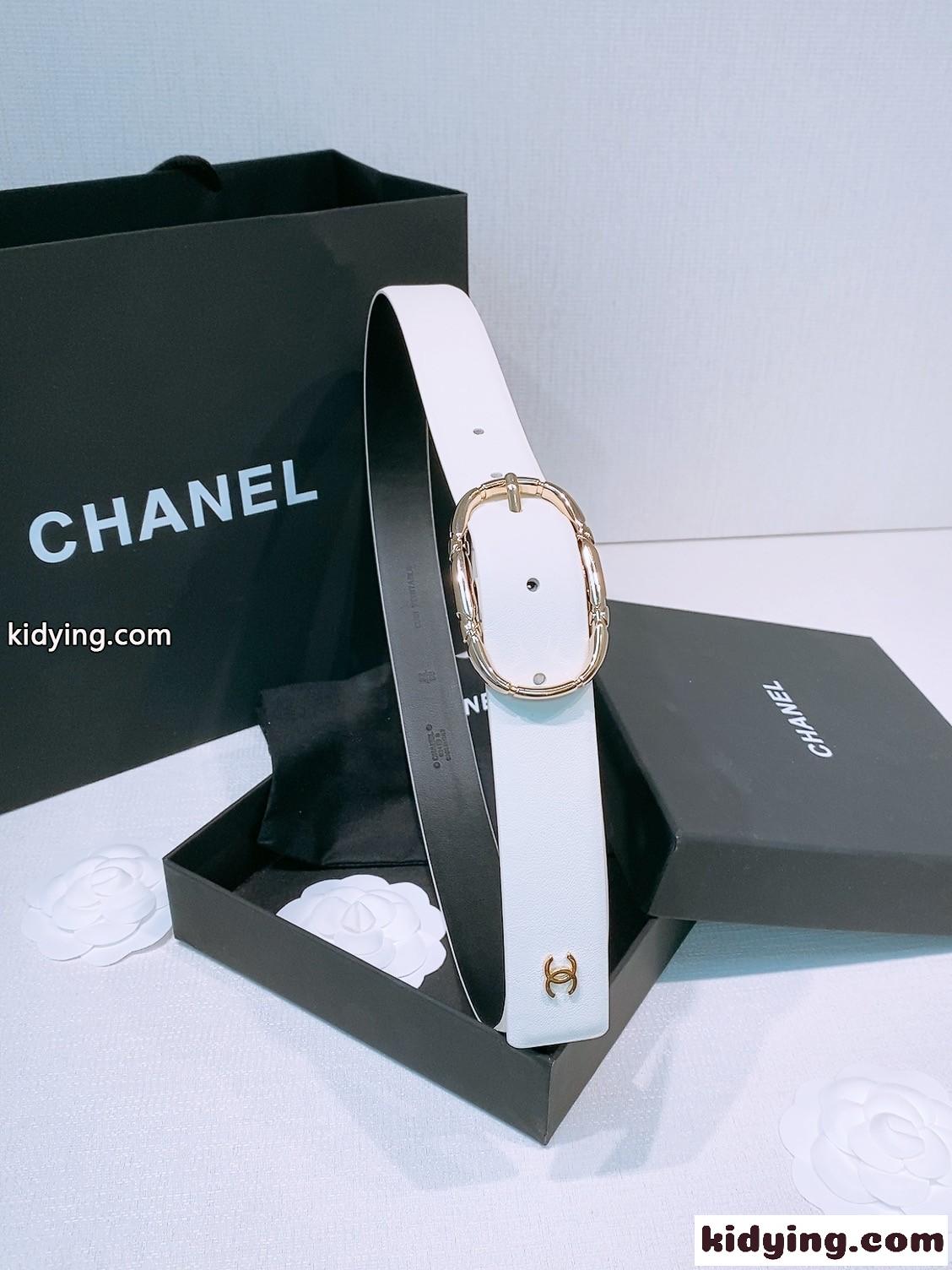 洗練された 上品 CHANEL レザーベルト シャネル ベルト コピー 30mm-0