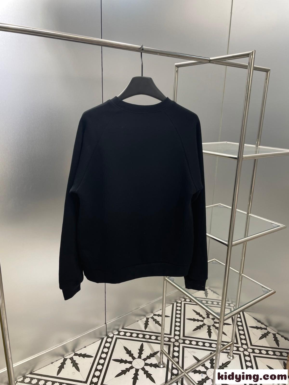 DIOR BY ERL オーバーサイズ スウェット クリスチャン・ディオール パーカー コピー ブラック-2