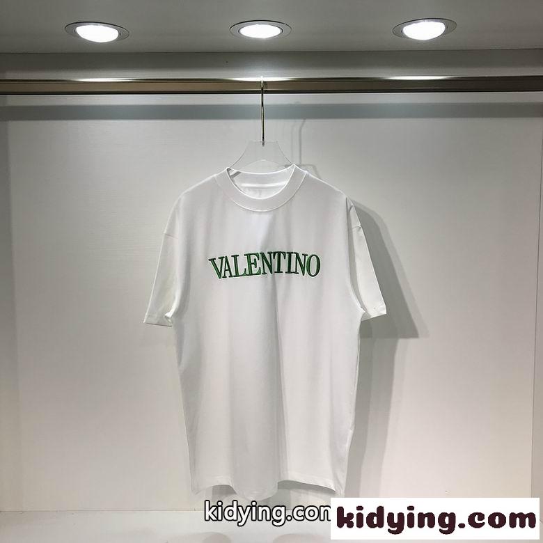 ベーシック ロゴ カジュアル ゆったり ヴァレンティノ Tシャツ コピー 4色あり クルーネック トップス-4