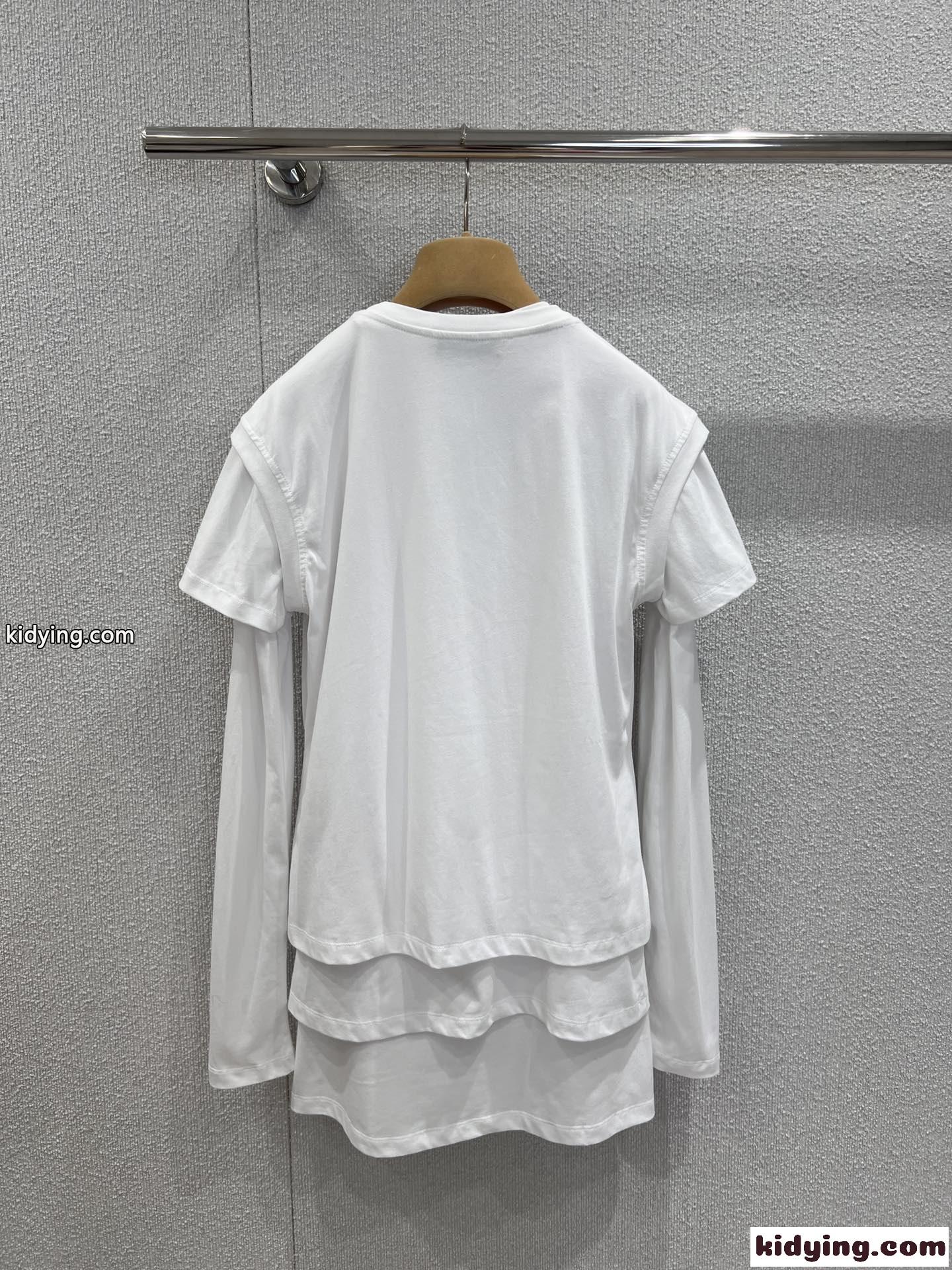 ジャージー Tシャツ 3枚セット ミュウミュウ Tシャツ コピー レディース-2
