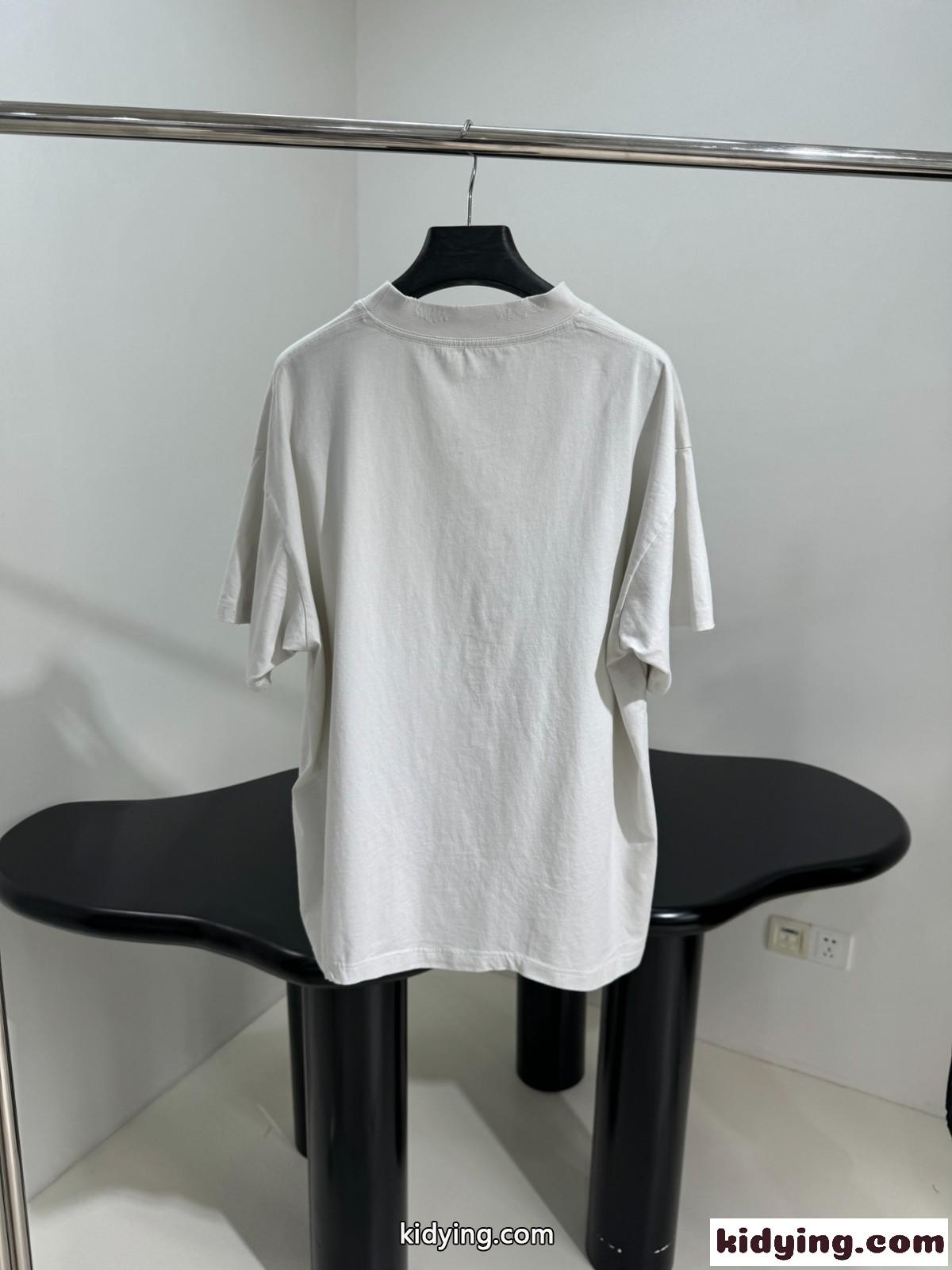 オーバーサイズ ロゴ 半袖Tシャツ バレンシアガ Tシャツ コピー ユニセックス-2