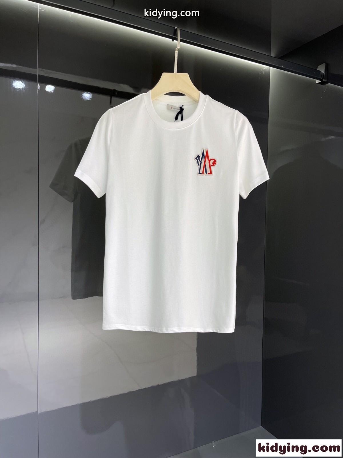 夏の定番 合わせやすい クルーネック モンクレール tシャツ コピー 半袖 トップス-2