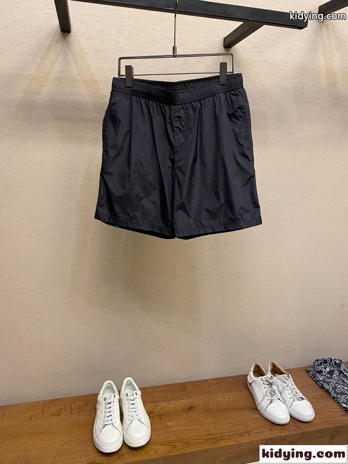 シンプル 合わせやすい ショートパンツ エルメネジルド・ゼニア パンツ 偽物 ブラック-1
