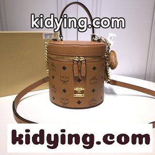 MCM  商品一覧  ランペット斜めがけバッグの幾何学的な形 Visetosの古典的な模様のプリント より洗練されている コピー-1