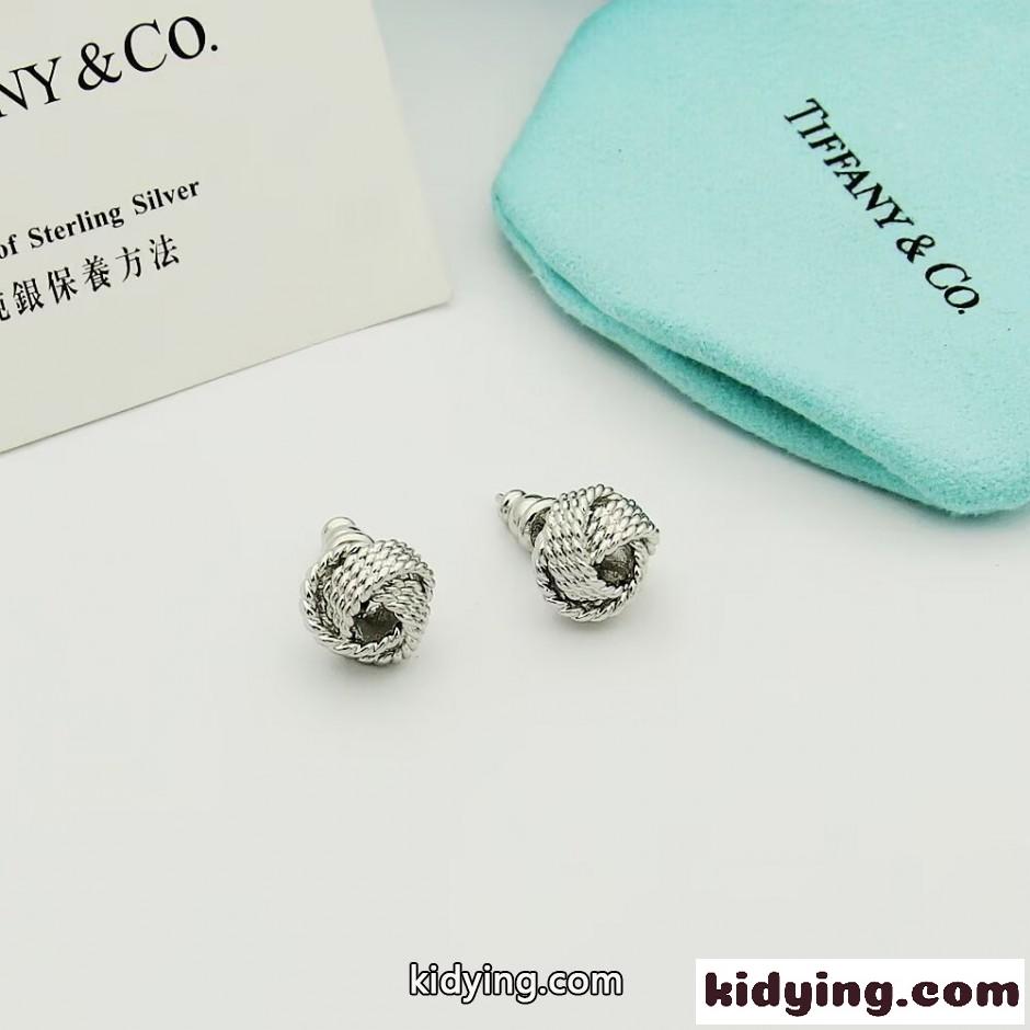 ティファニー サマセット ツイストノット ピアス 偽物 イヤリング-4