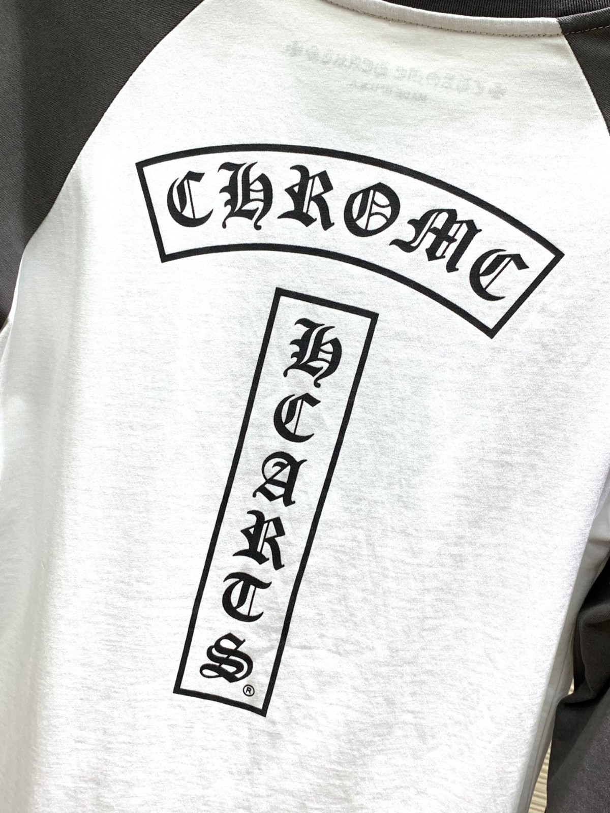 クロムハーツ Tシャツ コピー 人気 おしゃれ プリント 配色 長袖Tシャツ-3