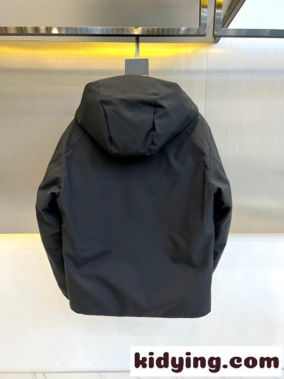 カジュアル 上品 エルメネジルド・ゼニア ダウンジャケット コピー ブラック-5