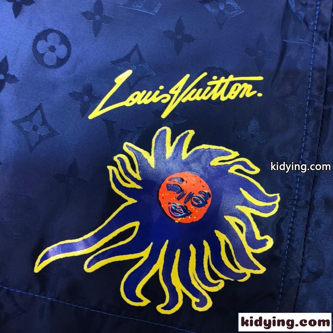 上品 カジュアル LV × YK モノグラム ショーツ ルイ・ヴィトン パンツ コピー メンズ ショートパンツ-4