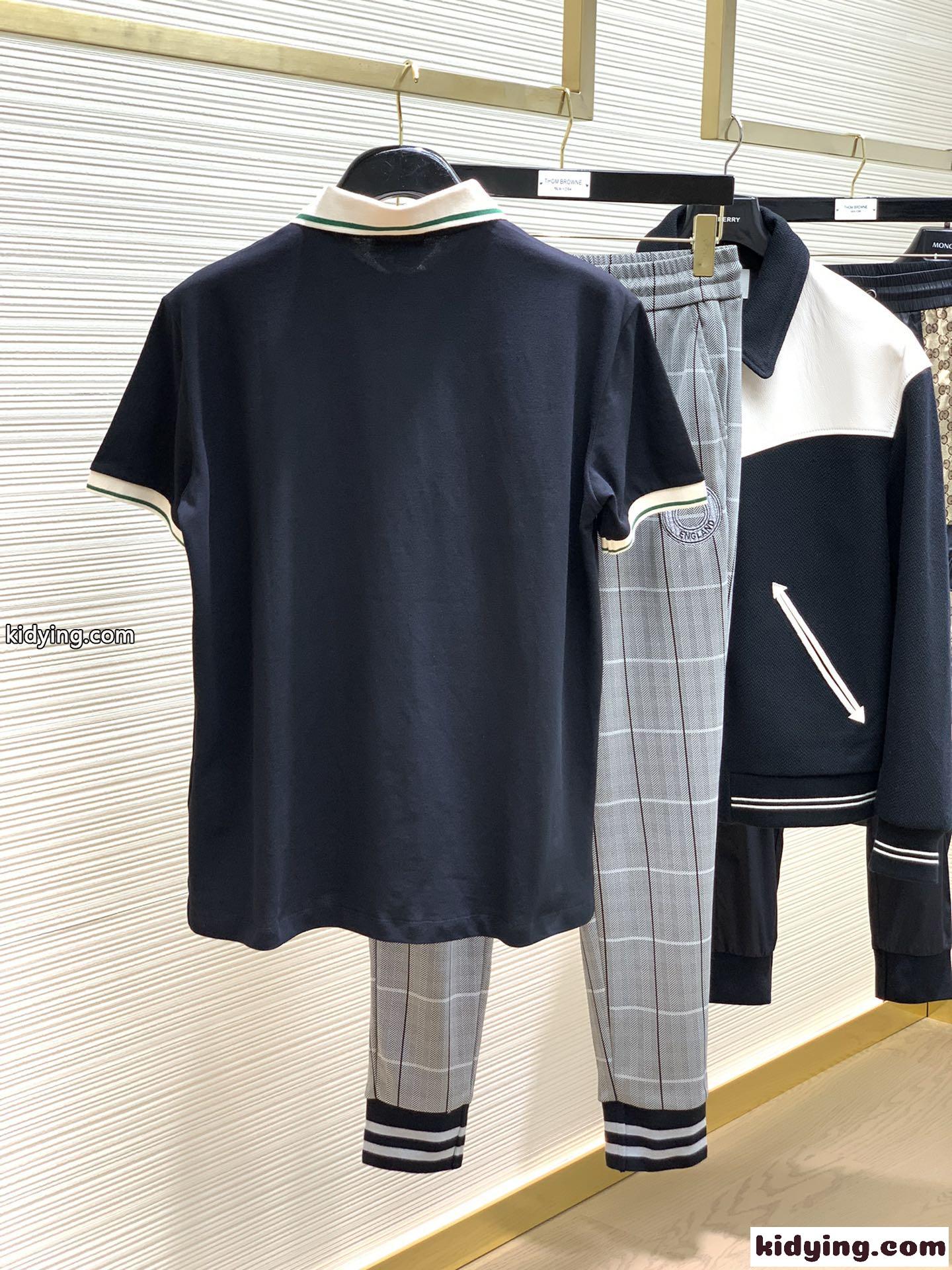 クラシック ロゴ入り 半袖 ポロシャツ モンクレール Tシャツ コピー 半袖-3
