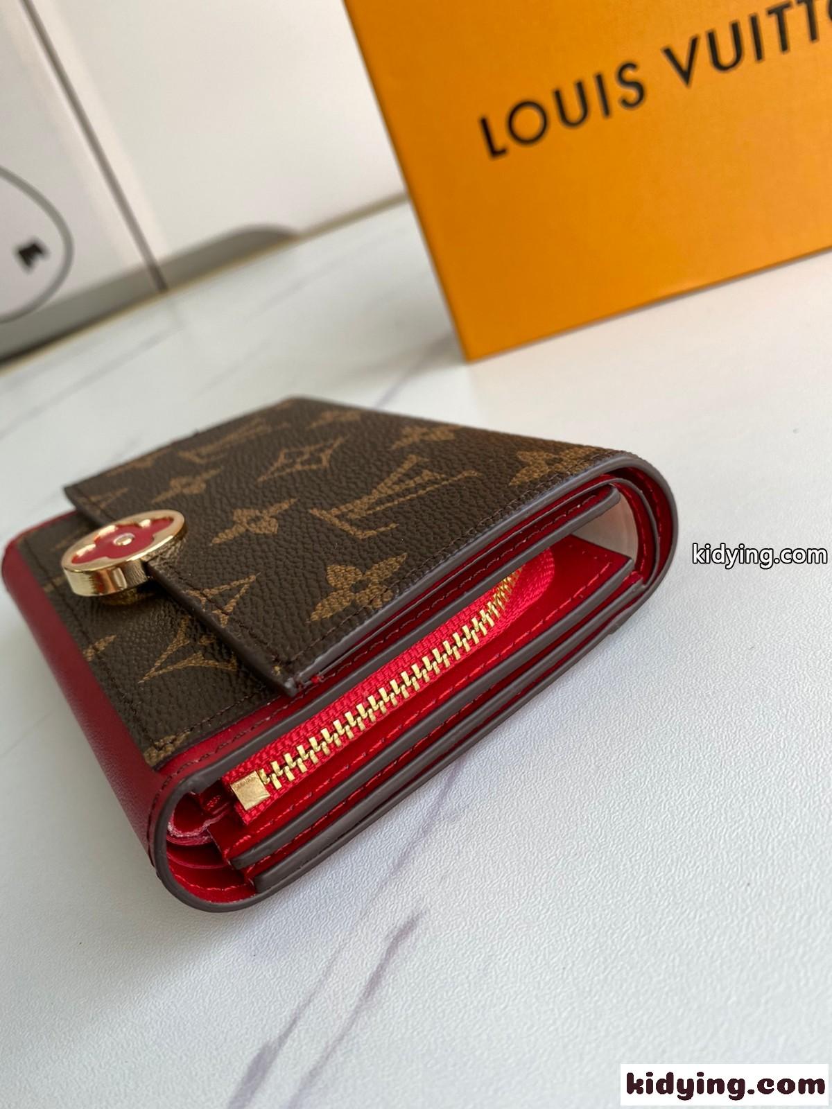 M64587 モノグラム ポルトフォイユ フロール コンパクト 二つ折り財布 ルイ・ヴィトン 財布 コピー-3