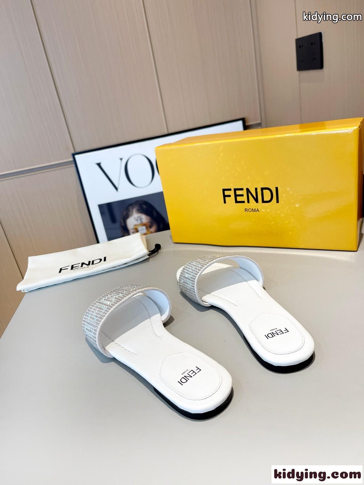 フェンディ サンダル コピー レディース 春夏 人気 ファッション スライド-3