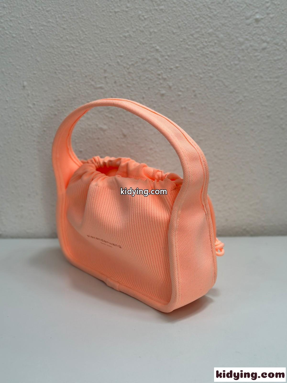 Alexander Wang Ryan スモール リブニット ハンドバッグ アレキサンダーワング バッグ コピー ピンク-0
