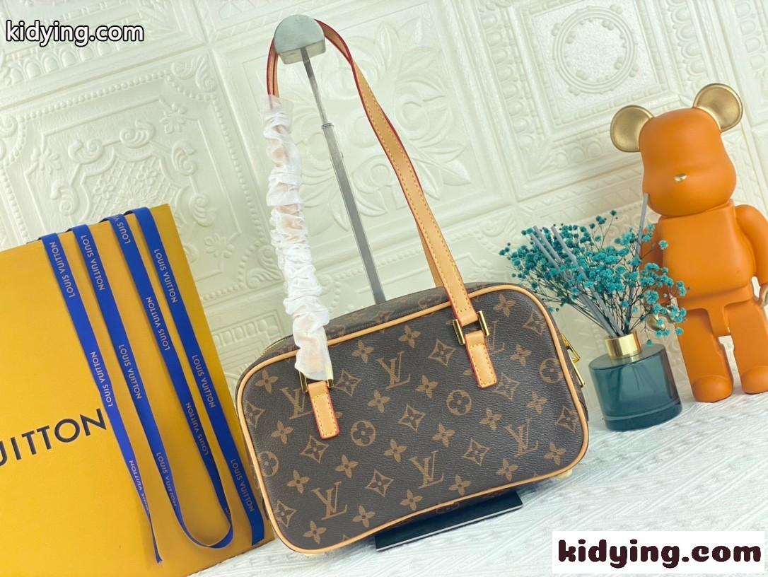 人気 新作 LV モノグラム  肩掛け ショルダーバッグ ルイ・ヴィトン バッグ コピー コンパクト レディース カバン-0