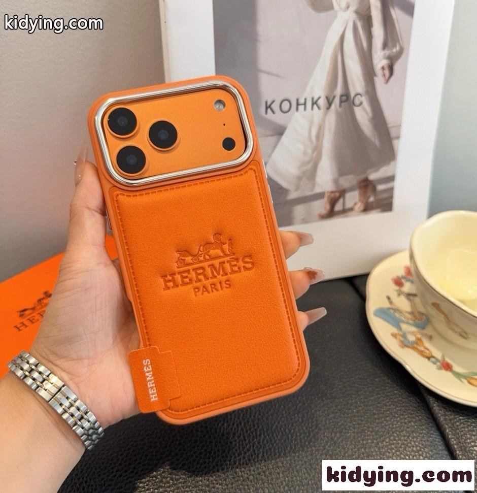 洗練された 上品 iPhone17ケース エルメス アイフォンケース 偽物-0