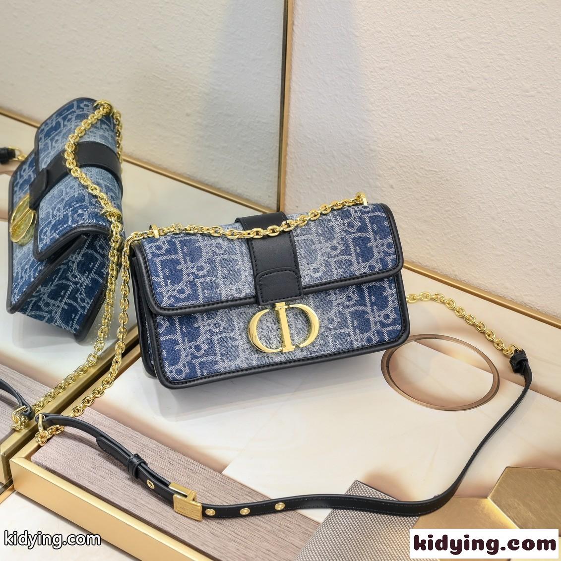 30 Montaigne East-West バッグ クリスチャン・ディオール バッグ コピー デニム-2