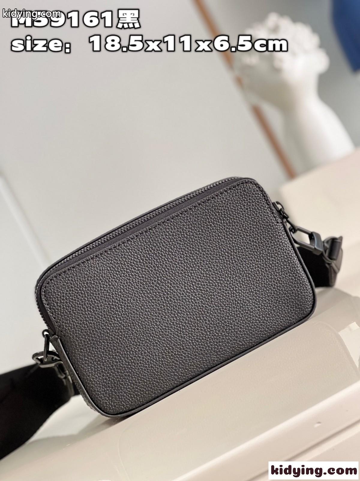M59161 アルファ・ウエアラブル ウォレット ルイヴィトン バッグ コピー メンズ ショルダーバッグ ブラック-3