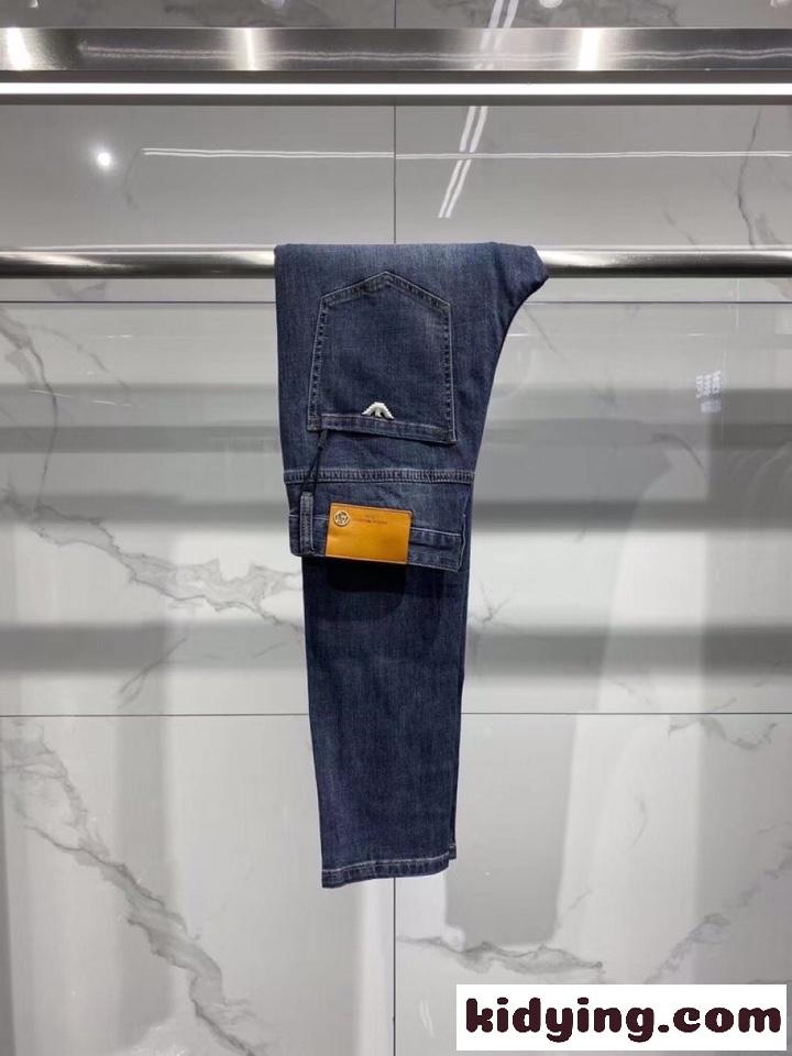 シンプル おしゃれ カジュアル 合わせやすい デニムパンツ アルマーニ ジーンズ メンズ コピー 快適 高品質-3