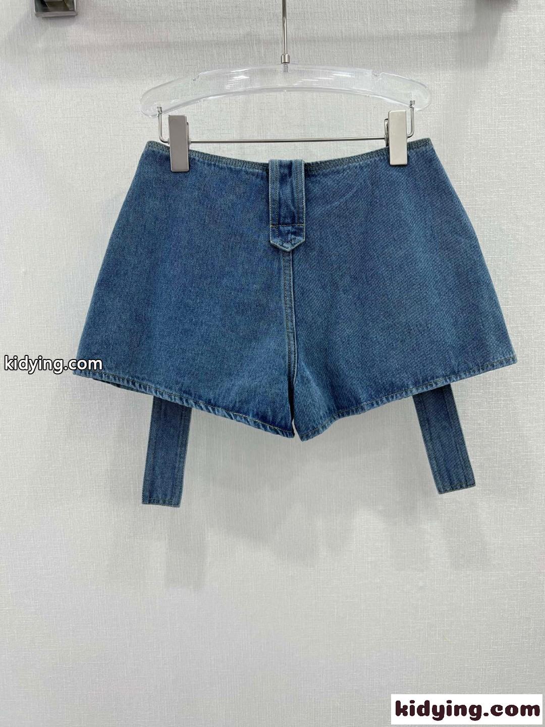 おしゃれ レディース デニム ショートパンツ フェンディ パンツ コピー-3