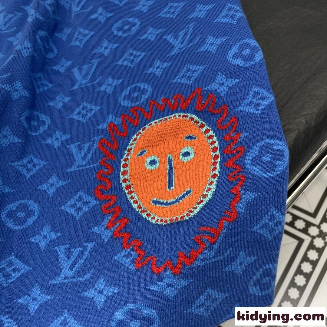 LV × YK モノグラム ニットショーツ ルイ・ヴィトン パンツ コピー ユニセックス-4