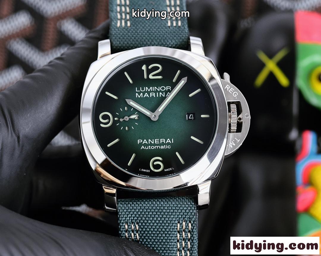 おしゃれ 自動巻き 44mm 日付表示 オフィチーネ・パネライ 腕時計 コピー 人気 かっこいい カジュアル-2