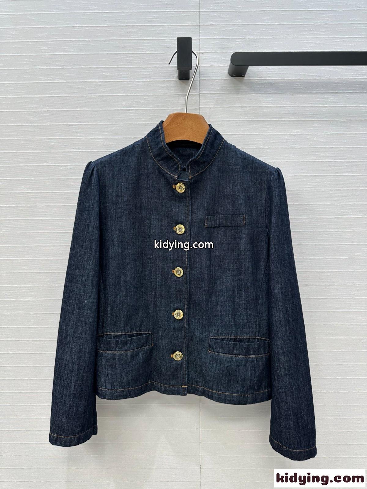 洗練された 上品 デニムジャケット ボッテガ・ヴェネタ ジャケット コピー レディース-0