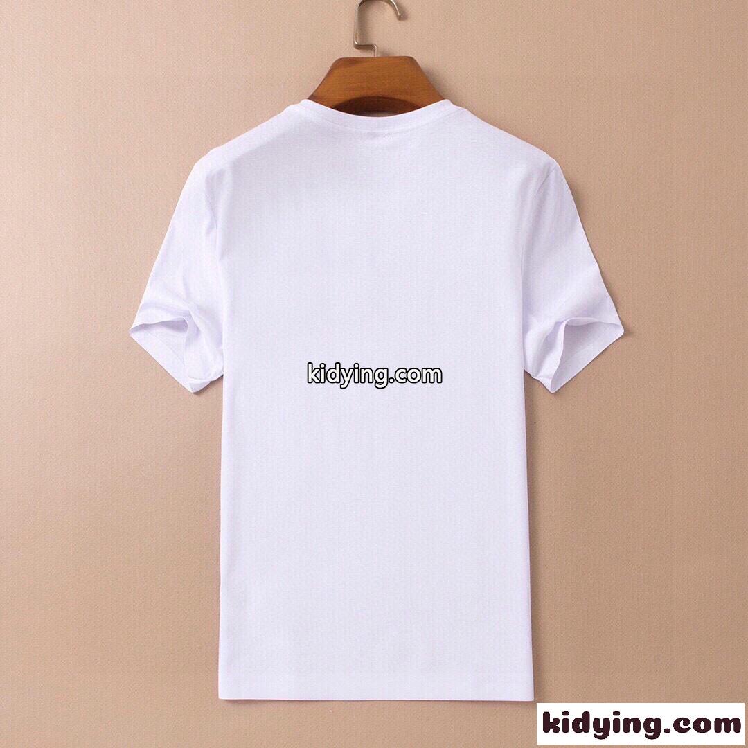 ベーシック 上品 3色あり クルーネック アルマーニ tシャツ コピー 半袖 着心地いい トップス-4
