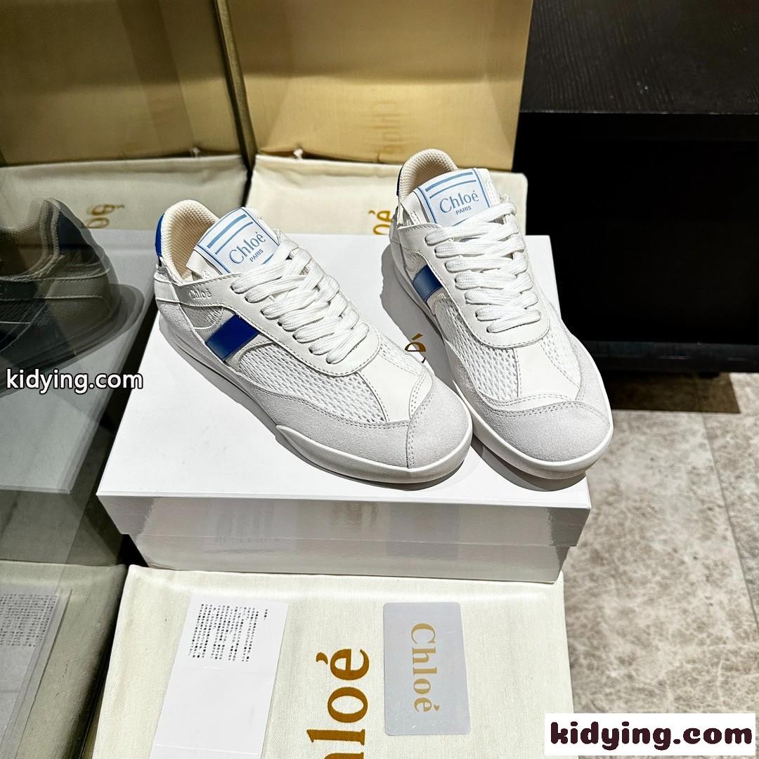 メッシュ&レザー クロエ スニーカー スーパーコピー CHLOÉ KICK スニーカー-4