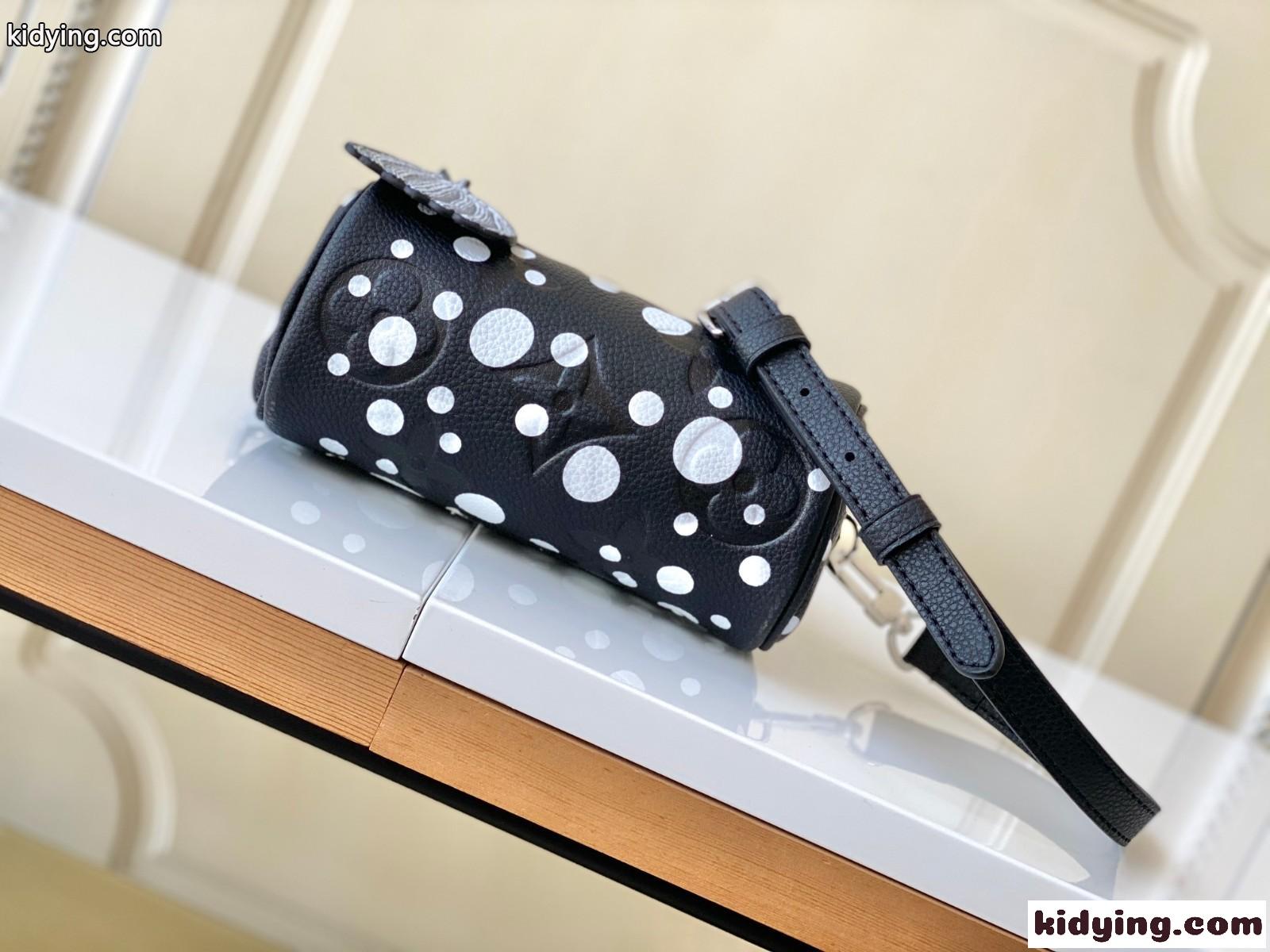 エレガント M81910 LV × YK ナノ･スピーディ ルイ・ヴィトン バッグ コピー コンパクト ブラック-3