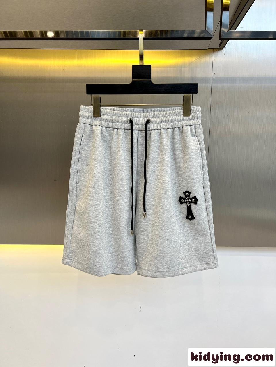 定番 カジュアル クロムハーツ パンツ 偽物 春夏 ショートパンツ グレー-0