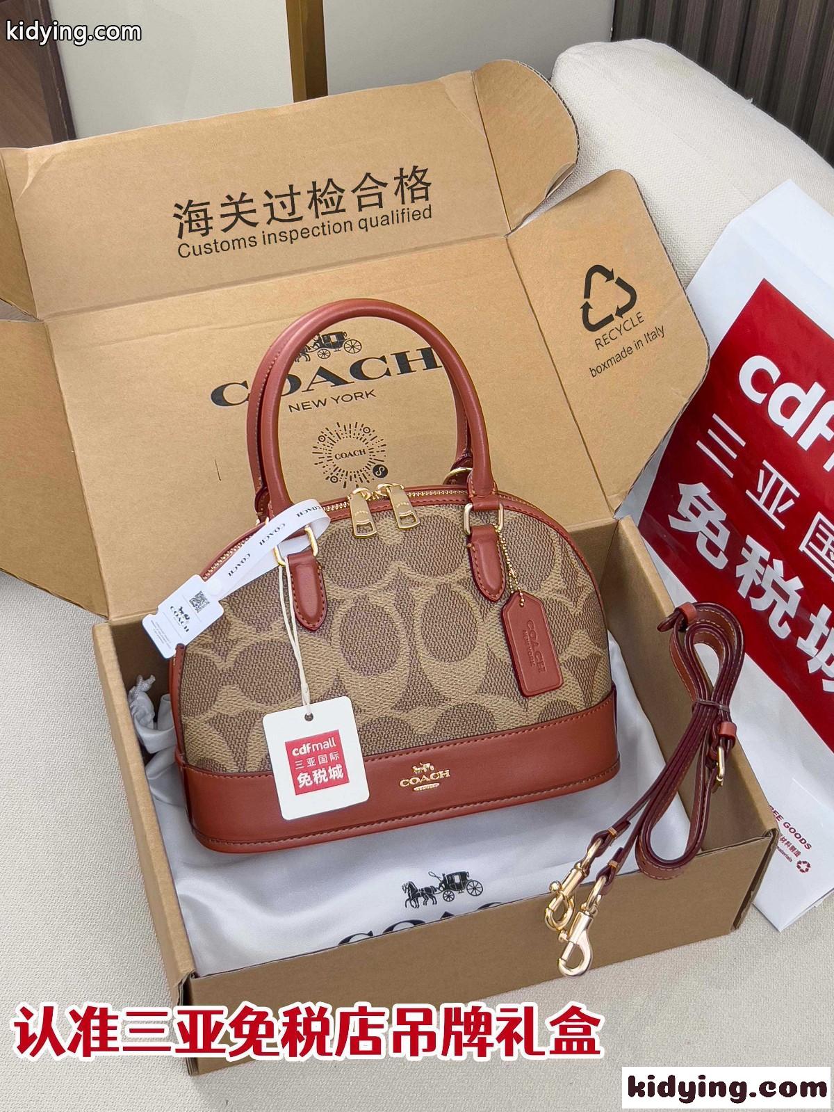 サブリナ サッチェル バッグ・シグネチャー キャンバス コーチ バッグ スーパーコピー ハンドバッグ-1