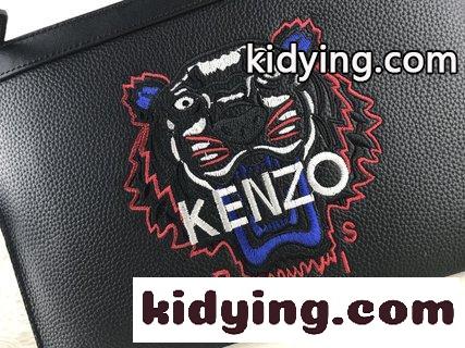 KENZO（ケゾン ）Tiger刺繍のバッグ ケンゾー バッグ 人気 コピー  皮紋がはっきりしていて 皮の光沢が非常によく見えます-1