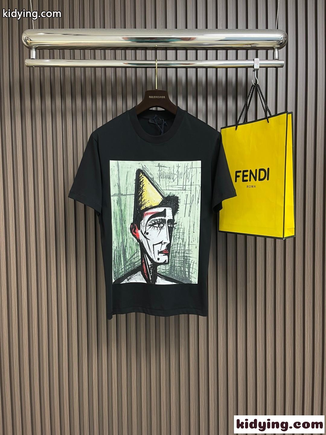 目を引く プリントジャージー Tシャツ プラダ Tシャツ コピー ユニセックス-1