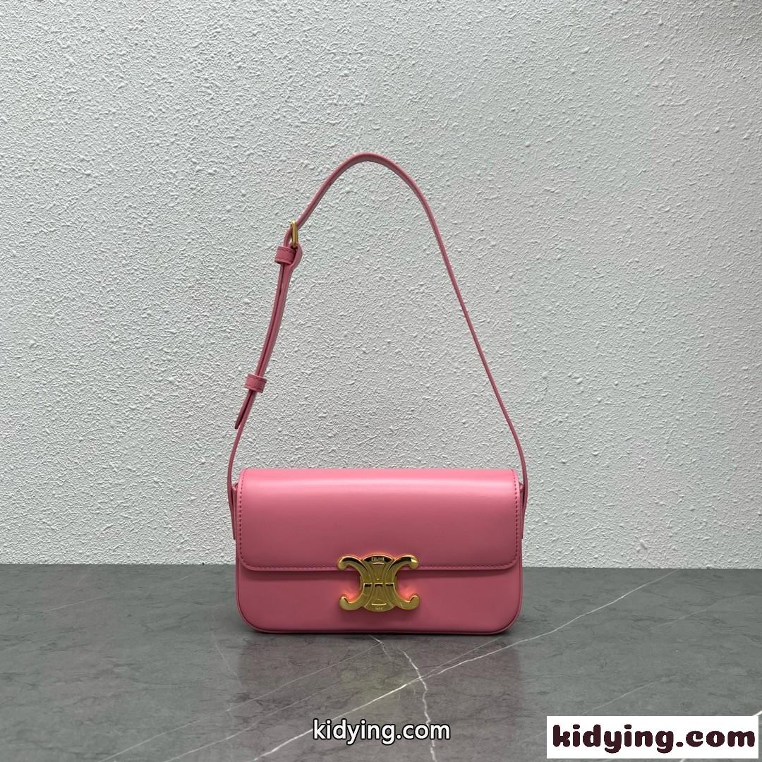 フェミニン 上品 トリオンフ ショルダーバッグ セリーヌ バッグ コピー レディース ピンク-0
