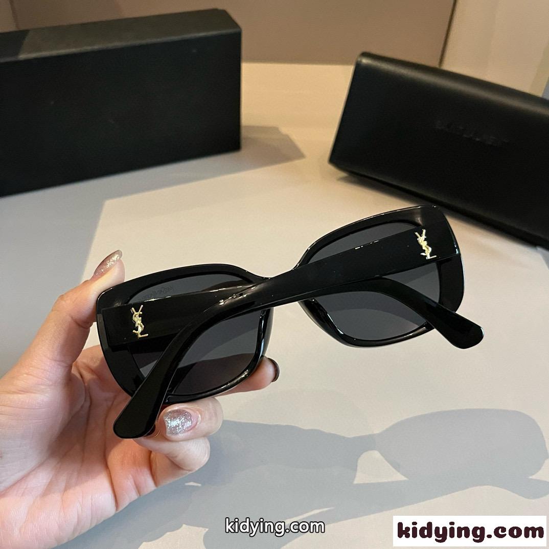 人気 クラシック YSL アイウェア イヴ・サンローラン サングラス コピー ブラック-5